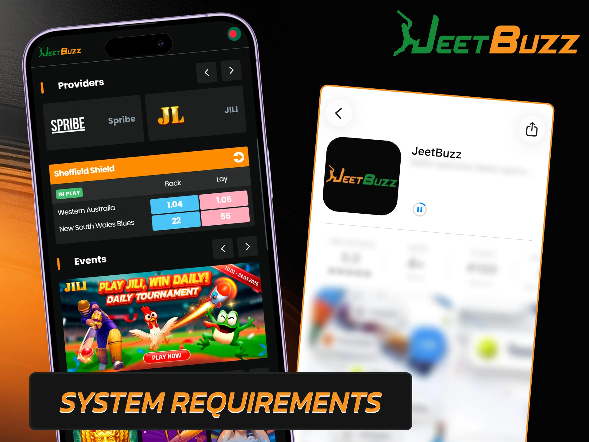 Check iOS compatibility and requirements for the Jeetbuzz mobile application on iPhone and iPad.